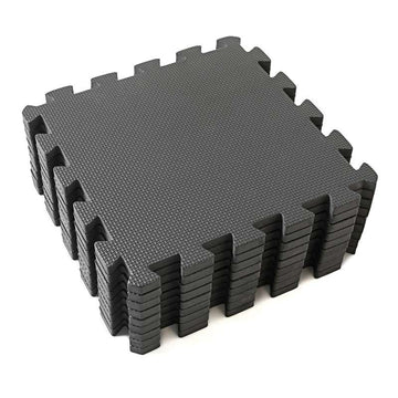 Kid'oh Foam play mat (9 pieces) - Grå