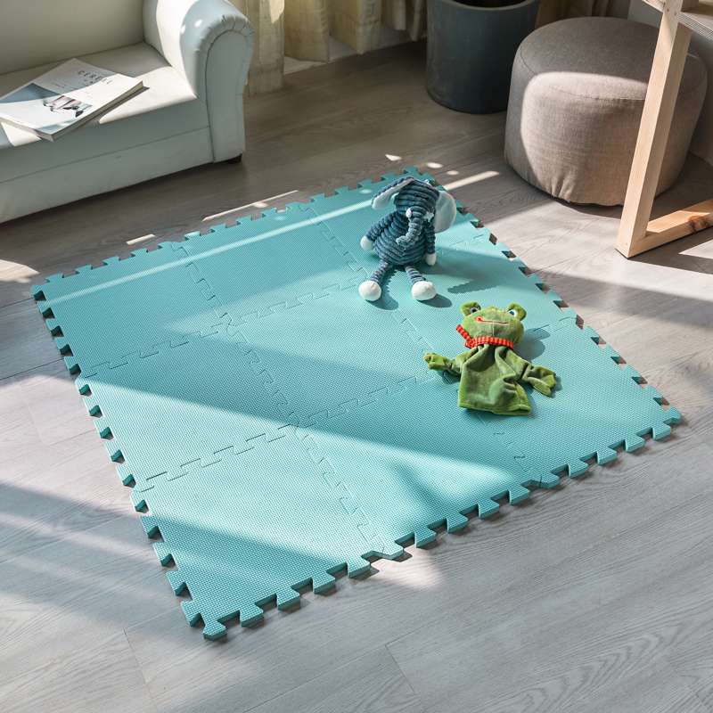 Kid'oh Tappeto Puzzle per Bambini in schiuma (9 pezzi) - Verde polveroso