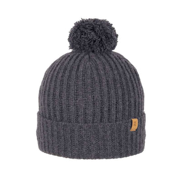 Pure Pure Top Hat with Pompom - Anthracite