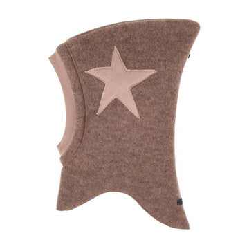 Pure Pure Elephant Hat with Star - Wool/Fleece - Walnut