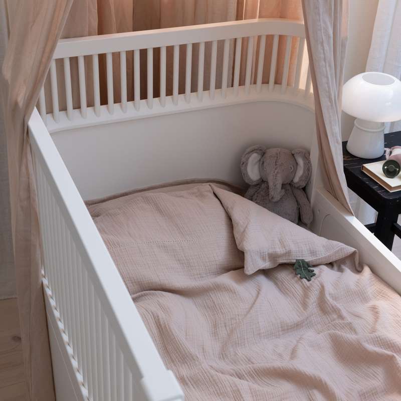 Sebra Povlečení - Baby - Musselin - Seabreeze Beige