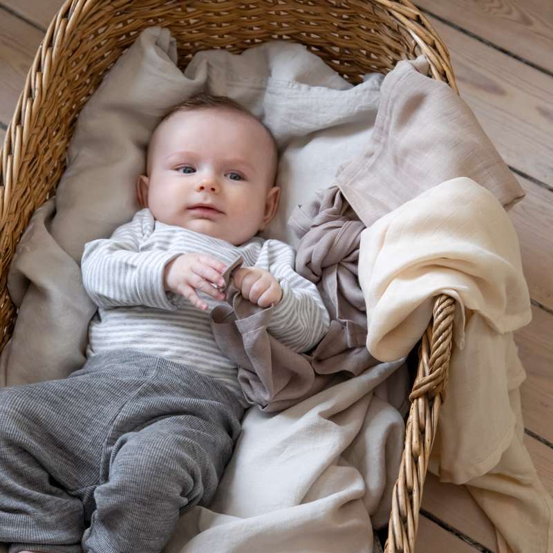 Sebra Tkaninske plenice - 3 kosi - Moonlight Beige