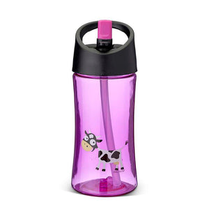 Carl Oscar Dětská láhev - 0.35L - Kráva - Fialová