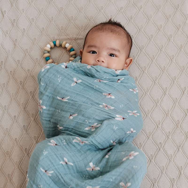 Cam Cam Copenhagen Flexible Teething Ring - Mix Petroleum