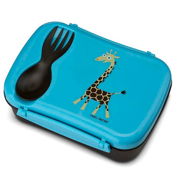 Carl Oscar Contenitore per il pranzo con elemento refrigerante - Giraffa - Turchese