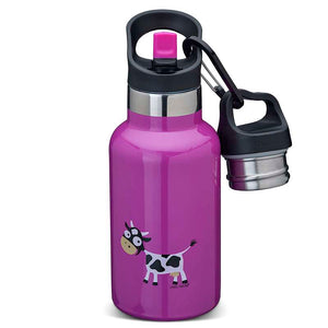Carl Oscar TEMPflask Bottiglia Termica - 0.35L - Mucca - Viola