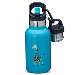 Carl Oscar TEMPflask Bottiglia Termica - 0.35L - Giraffa - Turchese