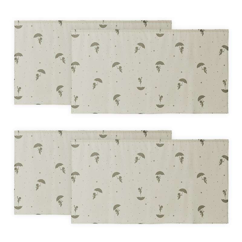 Hoppekids Verho puolikorkealle sängylle - OLE LUKOIE - Vihreä