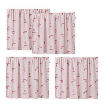 Hoppekids Κουρτίνα για Μεσαίο Κρεβάτι - OLE LUKOIE - Κόκκινο