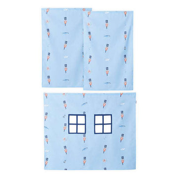 Hoppekids Vorhang für Mittelhochbett - TIN SOLDIER - Mehrere Größen
