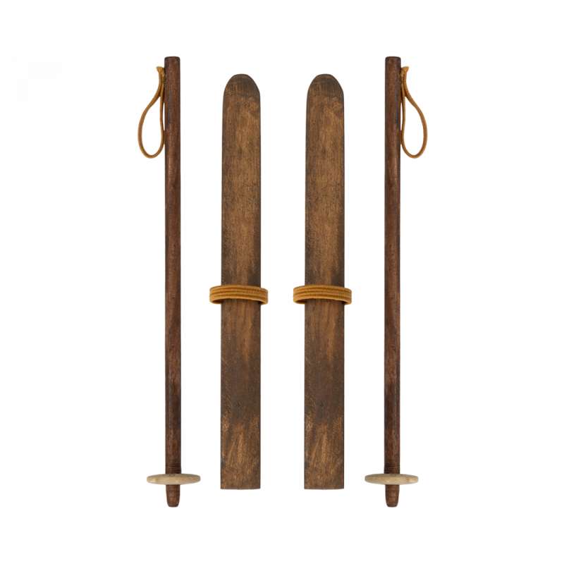 Maileg Ski and Ski Poles - Mom and Dad Mouse