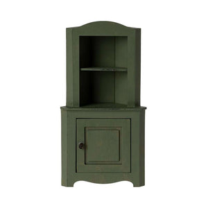 Maileg Corner cabinet - Miniature - Dark green