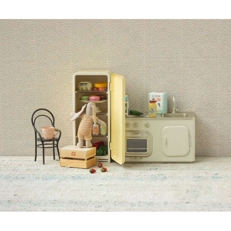 Maileg Kühlschrank - Miniatur - Gelb