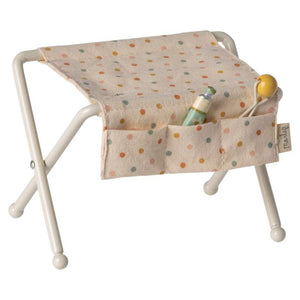 Maileg Changing table - Mouse - Raw white