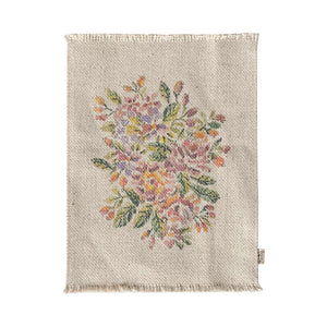 Maileg Tappeto - Fiori - Grande - Topo e Miniatura