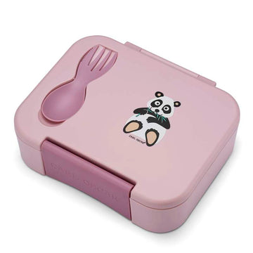 Carl Oscar BentoBOX Lounaskotelo m. CUTElery - Lapset - Panda - Rosa