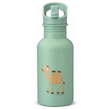 Carl Oscar Flask in acciaio - Bambini - 0.5L - Camello - Menta