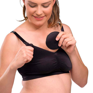 Carriwell Ny Mor Ammeinnlegg vaskbare one size - svart
