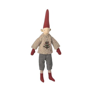 Maileg Elf - sz. 2 - Boy - Knitted Sweater