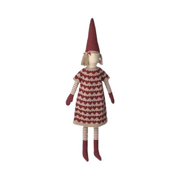 Maileg Elf - sz. 5 - Girl - Knitted Dress