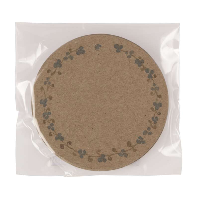 Maileg Lähetys- ja vastaanottotarrat - 15 kpl - Kukkarengas - Brun