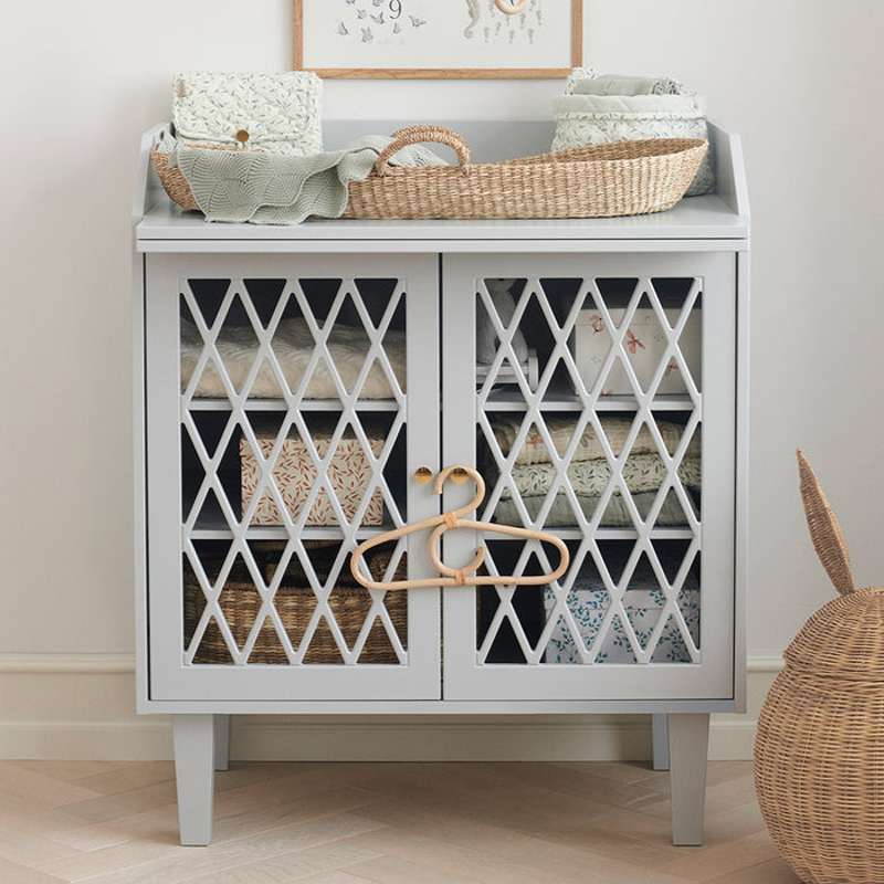 Cam Cam Copenhagen Wieszaki dla dzieci - Rattan - 3-pak