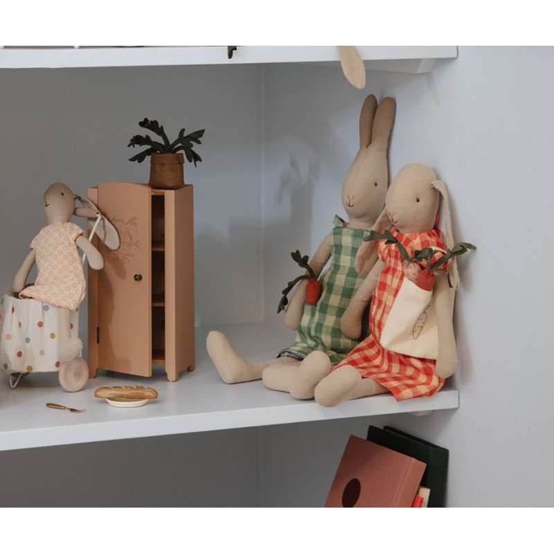 Maileg Rabbit - Size 3 - Light - Red Dress
