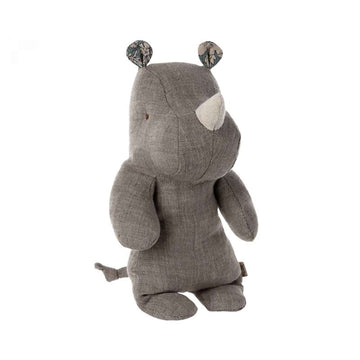 Maileg Safari Friends - Little Rhinoceros Teddy Bear - Grå