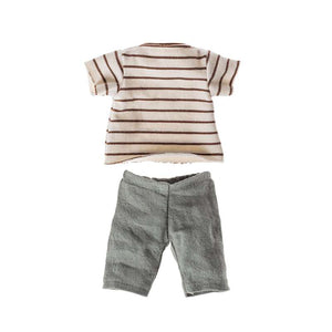 Maileg Striped Blouse and Pants - sz. 2 Rabbits and Hares