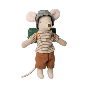 Maileg Wander Mouse - Big Brother - Thin Stripes