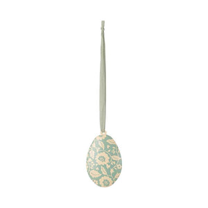 Maileg Easter Egg Hanging - Flowers - Mint