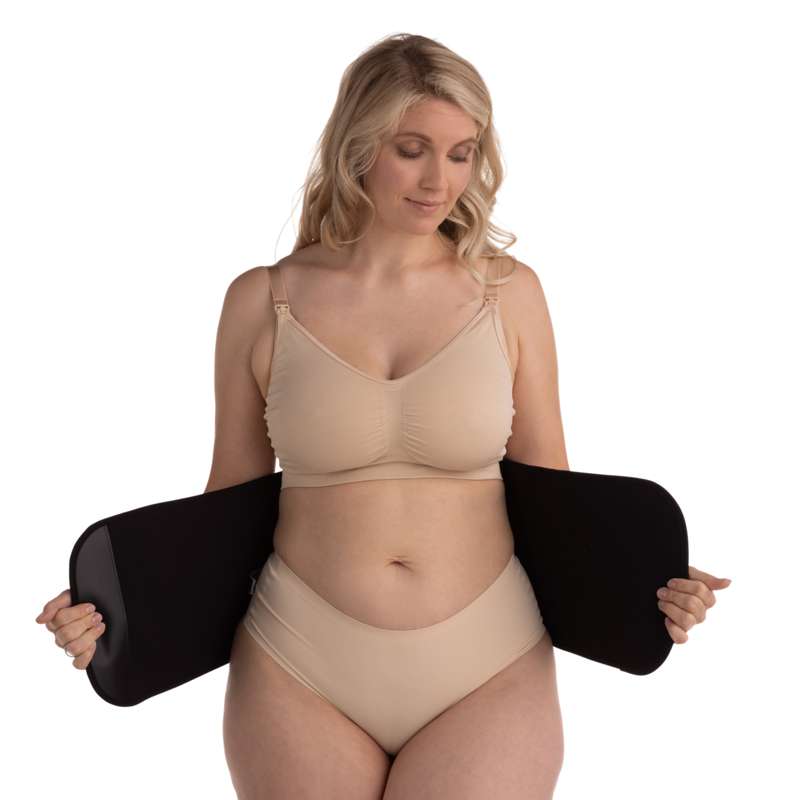 Carriwell Späť k vám Mavebælte Belly Binder - čierny
