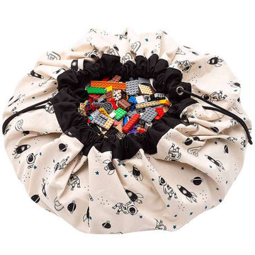 Play & Go Oppbevaringsteppe - Space Glow in The Dark