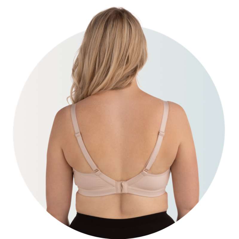 Carriwell Morbido come la seta reggiseno per allattamento - Rosa Beige