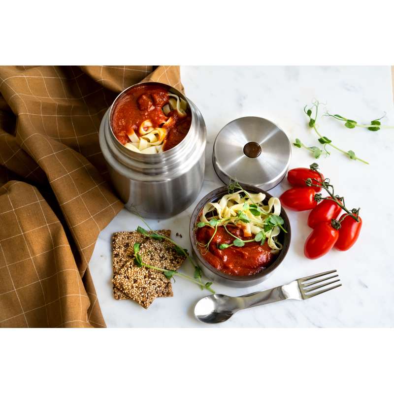 Pulito PureFoodContainer Thermo Ruokalaatikko - Ruostumaton Teräs - Suuri