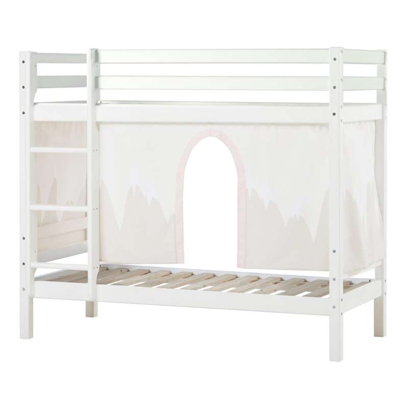 Hoppekids ECO Dream - Двуетажно легло с WINTER WONDERLAND завеса - 70x160 см. - Неразделимо