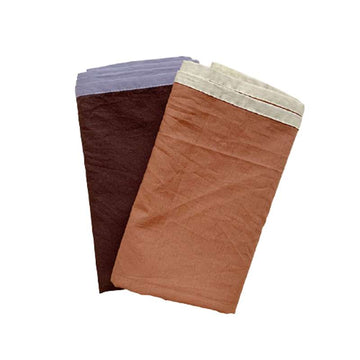 HAPS Nordic Geschenkverpackung aus Baumwolle - 2er-Pack - Hazel/Terracotta