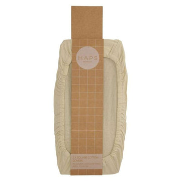 HAPS Nordic Bombažni pokrovi - Kvadratni - 2-pak - Ostriga