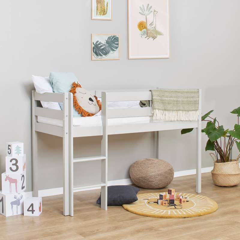 Hoppekids ECO Comfort - Łóżko półwysokie - Więcej rozmiarów - Dove Grey