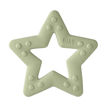 BIBS Play - Baby Bitie Teething Ring - Star - Sage