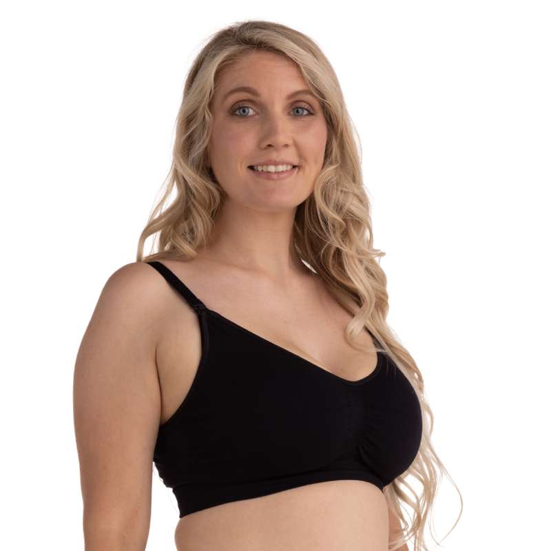 Carriwell Nuova mamma reggiseno allattamento senza cuciture - nero