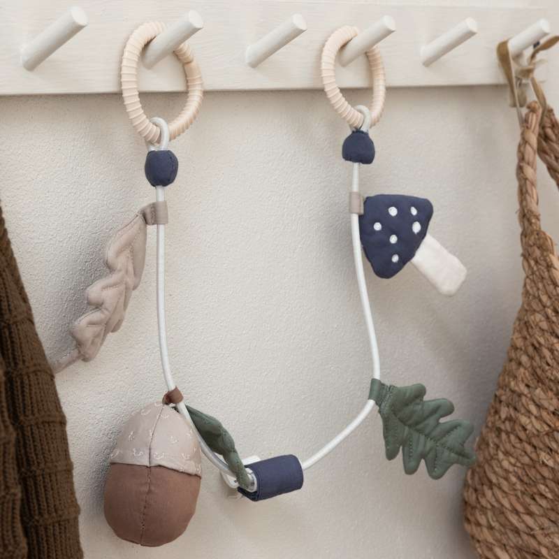 Sebra Otroška vozička - List/Gobica/Žirafa - Ekološki bombaž