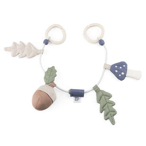 Sebra Baby carriage cradle - Leaf/Mushroom/Acorn - Organic Cotton
