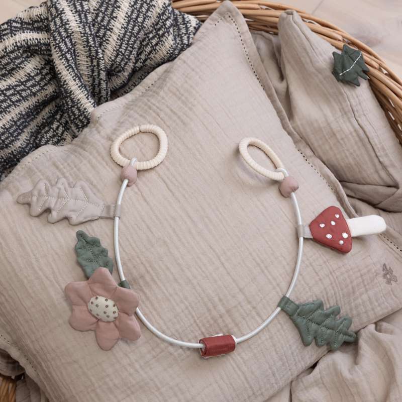 Sebra Otroška voziček - List/Goba/Cvet - Ekološki bombaž