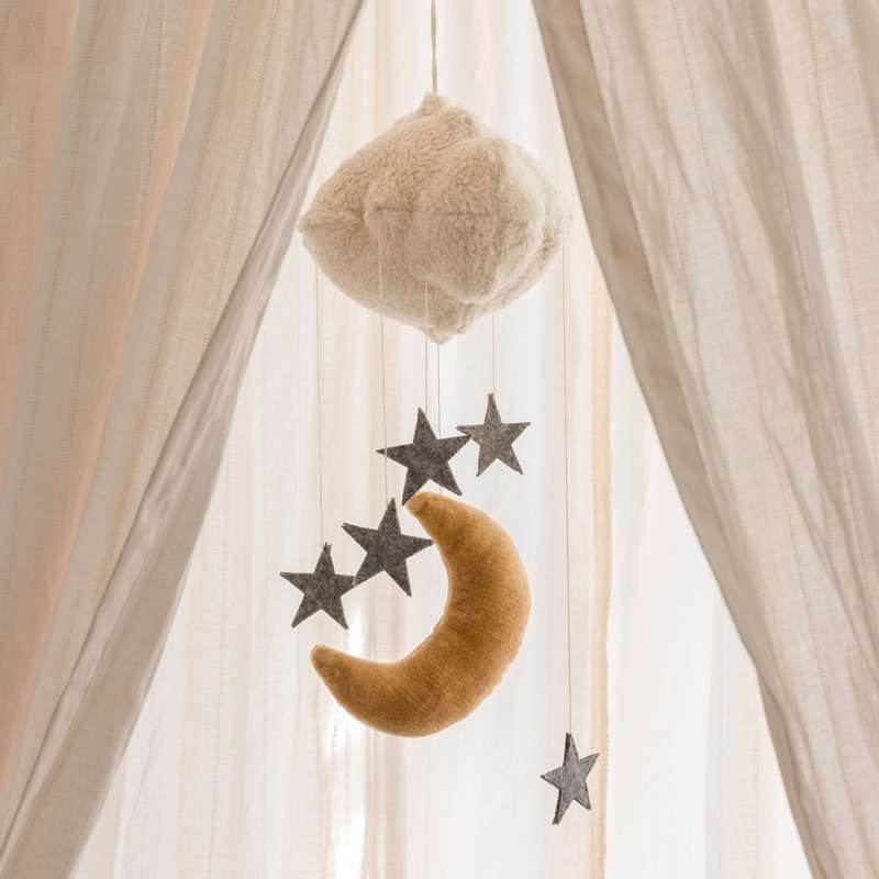 Sebra Baby Mobile - Moon & Stars