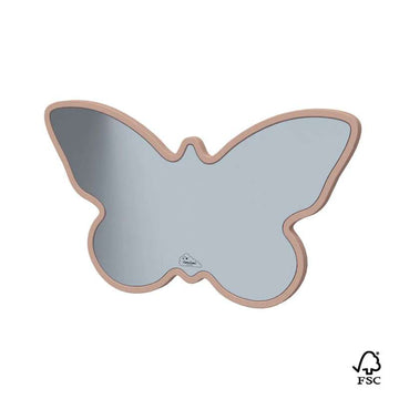Cam Cam Copenhagen Children's mirror - Butterfly - FSC 100% - Dusty Rose