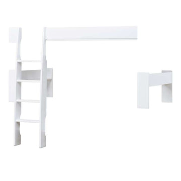 Hoppekids PURE - Etagenbett Modul - 90x200 cm - Weiß