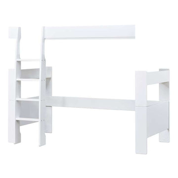 Hoppekids PURE - Hochbett Modul - 90x200 cm - Weiß