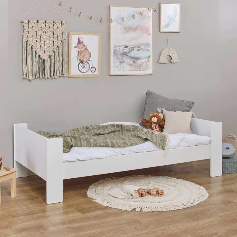 Hoppekids PURE - Einzelbett 90x200 cm - Weiß