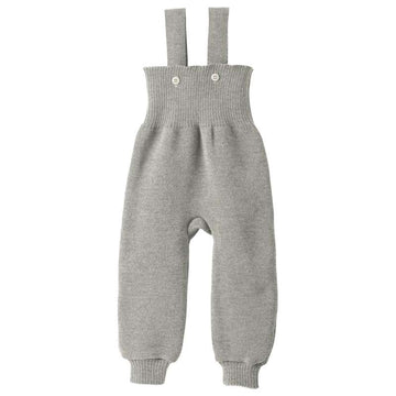 Disana Knitted Pants - Merino Wool - Grå